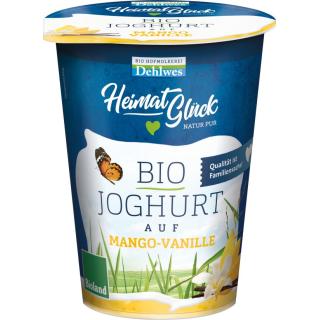Joghurt auf Mango-Vanille