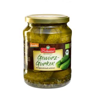 Gewürzgurken im Glas   demeter