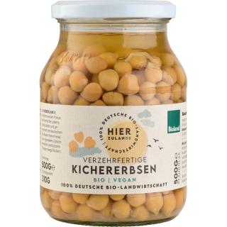 Kichererbsen im Pfandglas